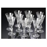 Waterford Glenmore Cut Crystal Sherry Glasses - Set of 10