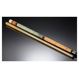 Vintage Adam Two Piece Pool Cue Birdseye Maple w/ Schmelke Case