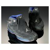 Air Jordan 18 XVIII Black Royal Blue Sneakers Mens Size 12 305869-041
