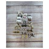 17 Pairs Assorted Earrings Lot: Sterling Silver, Vintage & Fashion Jewelry