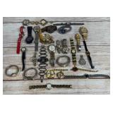 Lot of 30 Vintage & Modern Costume Watches - Mixed Styles & Eras