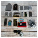 Large Lot of 19 Assorted Vintage & Modern Lighters - Zippo-style, Novelty