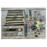 Vintage & Modern Watch Bands, Faces, Parts Lot - 31+ Pcs Costume Jewelry