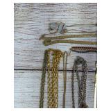 Large Lot of 30 Assorted Costume Necklaces - Chains, Pendants, & Chokers