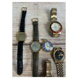 Lot of 18 Vintage Costume Watches for Parts Repair Untested As-Is