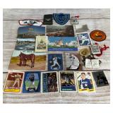 Lot of 23 Vintage Postcards, Pictures, Trading Cards & Ephemera - Unsearched
