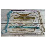 Costume Jewelry Lot 1.1 lb Necklaces Craft Repair Unsearched Vintage Styles