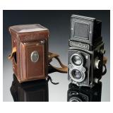 1950 Rolleiflex K4A 3.5 TLR Camera w/ Schneider-Kreuznach Xenar 75mm f/3.5 Lens