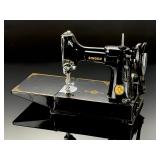 Vintage Singer Featherweight 221 Sewing Machine Untested For Parts or Repair