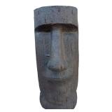 Huge Moai Tiki Head Garden Statue - Impressive Outdoor Decor Sculpture