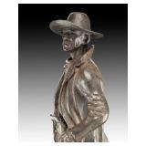 JOE BEELER Rangers Challenge Original Bronze Western Cowboy Sculpture 28/30