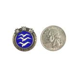 Rare German Federal Republic C-Class Glider Pilot 935 Silver Diamond Pin #508