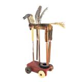 Vintage American Folk Art Found Object Pegasus Horse Sculpture - Hammer Head P387