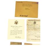 WWI PvT R.H. Bowman Dog Tags & Extensive Service Documents (101st Supply Train)