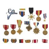 US Military Medals Lot: Legion of Merit, Bronze Star, WWI to Vietnam Era