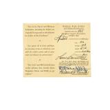 WWI World War Birds Internationale Certificate & Photo Grouping Aviator Louis Carruthers