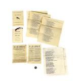 1908-1909 Philippine-American War Era Camp Jossman Military Documents Lot