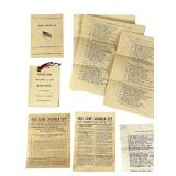 1908-1909 Philippine-American War Era Camp Jossman Military Documents Lot