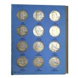 Complete 1948-1963 Benjamin Franklin Half Dollar Collection, Whitman No. 902 Album