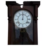 Antique Ansonia "Capital" 8-Day Mahogany Wall Regulator Clock