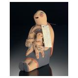 Emily Fragua Tsosie Jemez Pueblo Storyteller Turtle Pottery Figurine