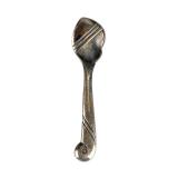 Navajo Kenneth Begay White Hogan Sterling Silver Native American Salt Spoon