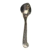 Navajo Kenneth Begay White Hogan Sterling Silver Native American Salt Spoon