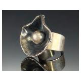 Danish Modern Ring AD Design, Erik Dennung, Jens Andersen Vintage Adjustable