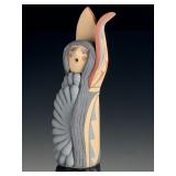 Jemez Pueblo Corn Maiden Pottery Sculpture by Joseph R. Gachupin (JR)