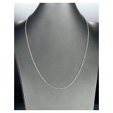 David Yurman Sterling Silver 14K Gold Box Chain Necklace 24in DY 925 585