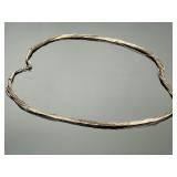 Native American 20 Strand Liquid Sterling Silver Necklace 29" Vintage 30.4g