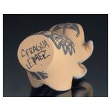Cindy Fragua Signed Jemez Pueblo Corn Maiden Studio Art Pottery Figurine