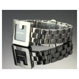 Vintage Gucci 3600L G-Watch Stainless Steel Black Dial Swiss Ladies Watch