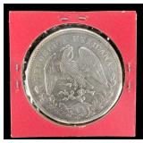 1901 Mexico MO 1 Peso .9027 Silver Coin Uncirculated Condition