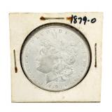 1879-O Morgan Silver Dollar Coin, 90% US Silver, New Orleans Mint
