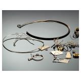 Sterling Silver Scrap Lot, Damaged Jewelry, Parts, Crafting, 95 Grams