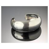 Vintage Mexican Sterling Silver Cuff Bracelet Taxco 925 TB-62 Mid-Century