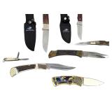 Vintage Knife Lot of 7: Solingen Germany, Winchester, Frost Cutlery, Ideal