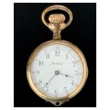 Antique Trenton Model 1 Grade 100 Size 0s Pocket Watch 7 Jewel 1900s