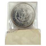 1886 US Morgan Silver Dollar Coin 90% Fine Silver Uncirculated