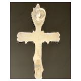 James Avery Sterling Silver Harvest Cross Pendant Wheat Grapes Religious JA STER