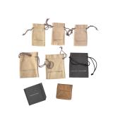 David Yurman 8-Piece Lot: Jewelry Ring Box, Pouch, Dust Bags & Storage