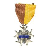 Sterling Silver ROTC Distinguished Cadet Medal Badge, Vintage, WM Schridde Co