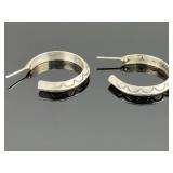 Native American Vintage Turquoise Silver Inlay Rings (2) Size 5.5 & 6
