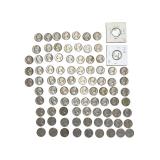 World Coin Lot Unsearched - Circulated Foreign & Domestic Currency Collection