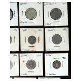 Whitman No. 9039 Jefferson Nickel Coin Collection 1962, Partially Filled Folder