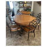 Round Table with 6 Chairs