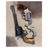 smth & Wesson, Ruger & Talon (not left of premises)