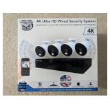 WST029 (1) Unused "Night Owl" 4K Ultra HD Wired Security System.