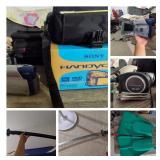 WST062 "Reproduction ?" Samurai Sword, "Dafin" Body Surfing Fins and Video Cameras.